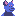 A pixelated sprite of an anthropomorphic dog's face.